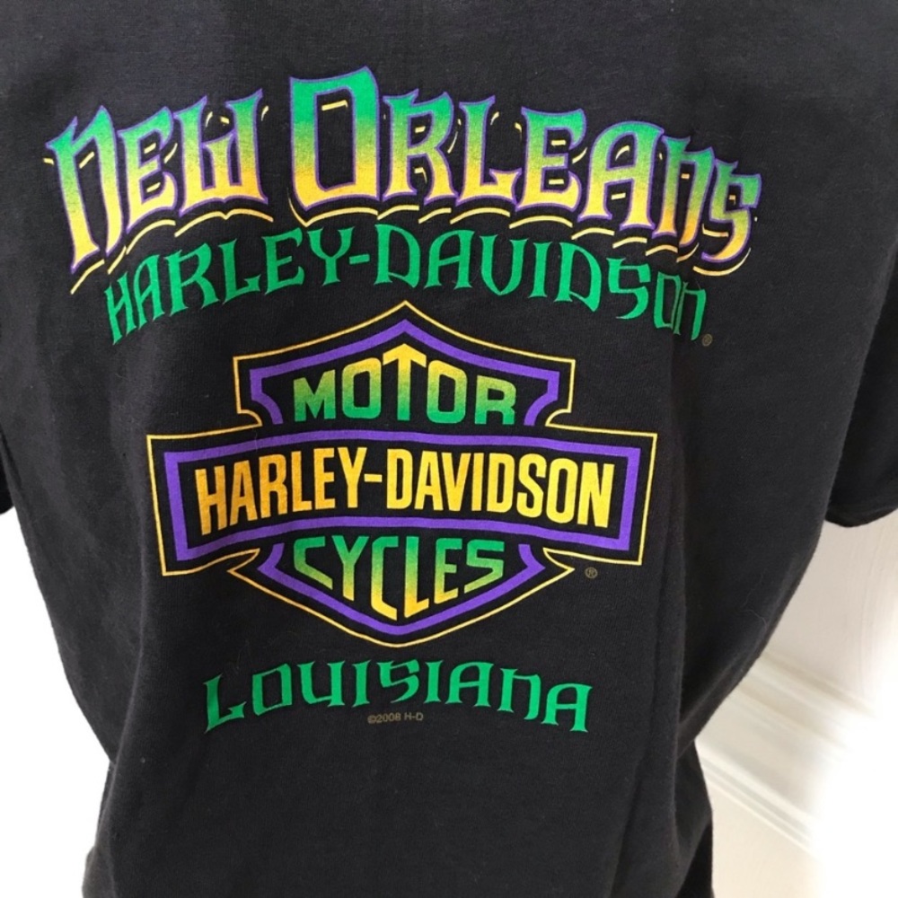 Harley-Davidson Mardi Gras New Orleans Tee Sz S - Picture 4 of 8